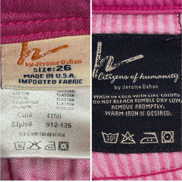 Citizens of Humanity Women's Jerome Dahan Skull & Bunny #912‎ Stretch Shorts 26 - Picture 5 of 6